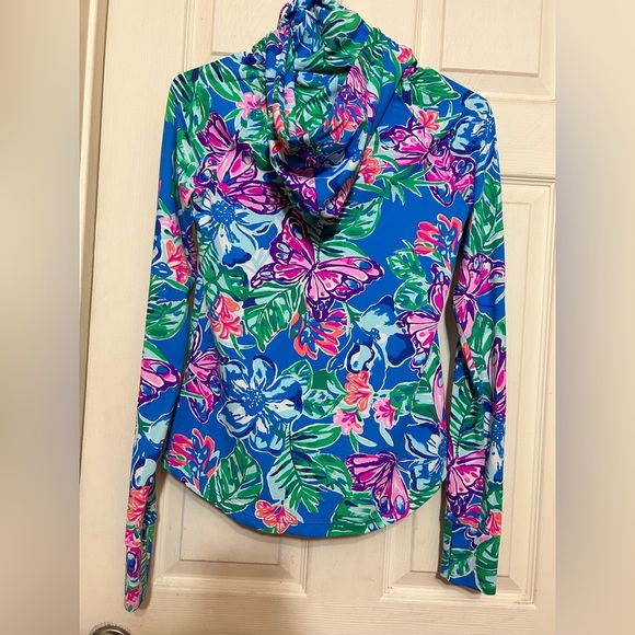 Lilly pulitzer UPF 50+ ChillyLilly Lilblock popover Hooded Face Mask xxs - Picture 7 of 11